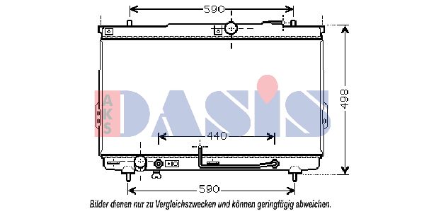 AKS DASIS Radiaator,mootorijahutus 510036N